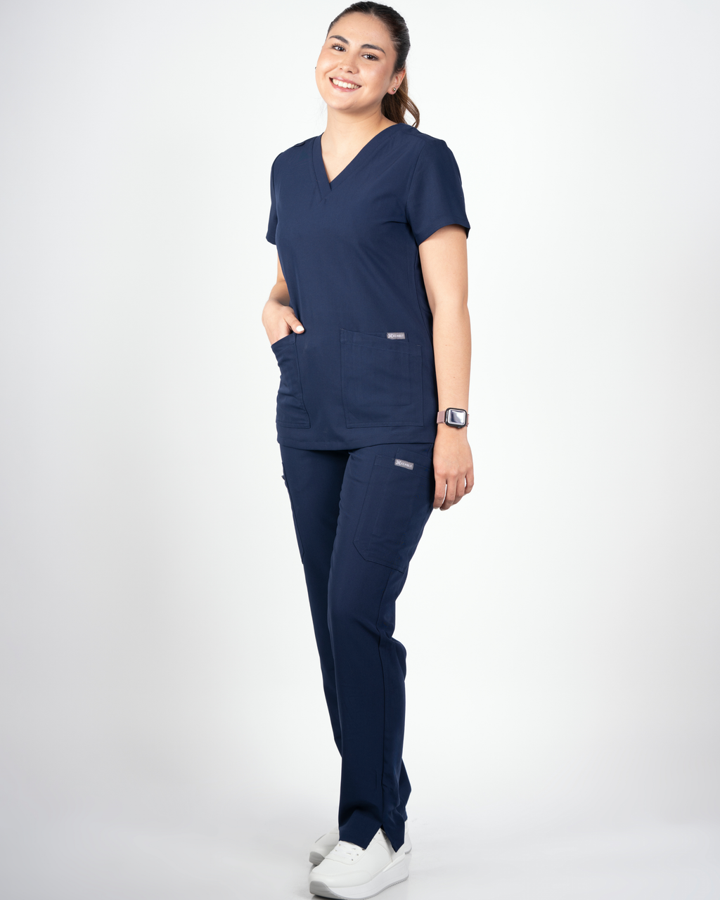 Blusa Clínica Motion - Azul Marino (Top)