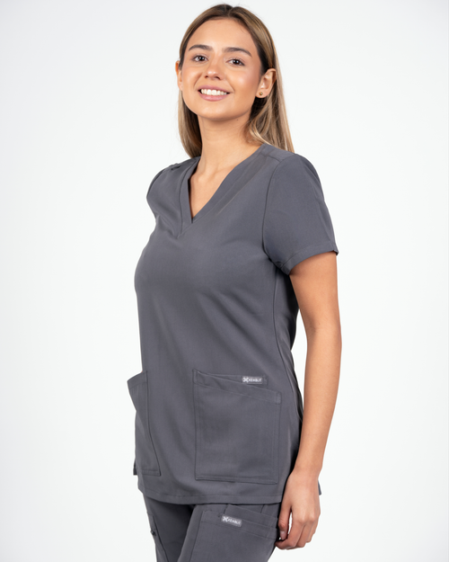 Blusa Clínica Motion - Gris (Top)
