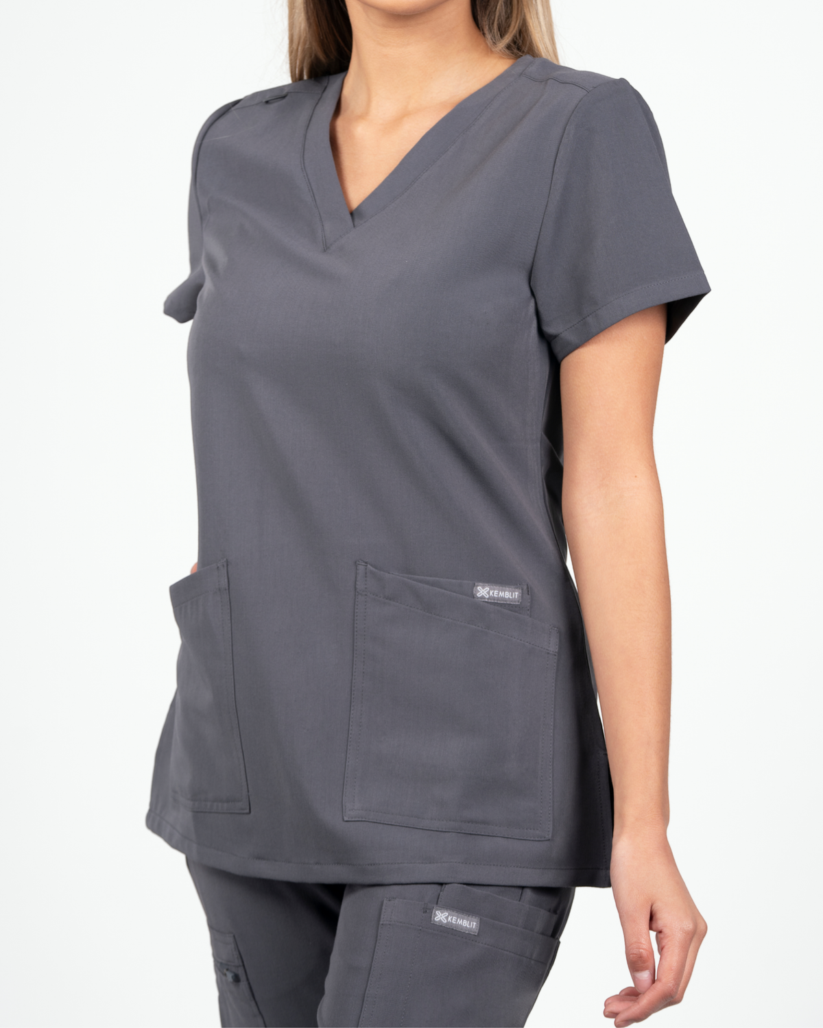 Top Mujer Clínico Motion - Gris - Kemblit