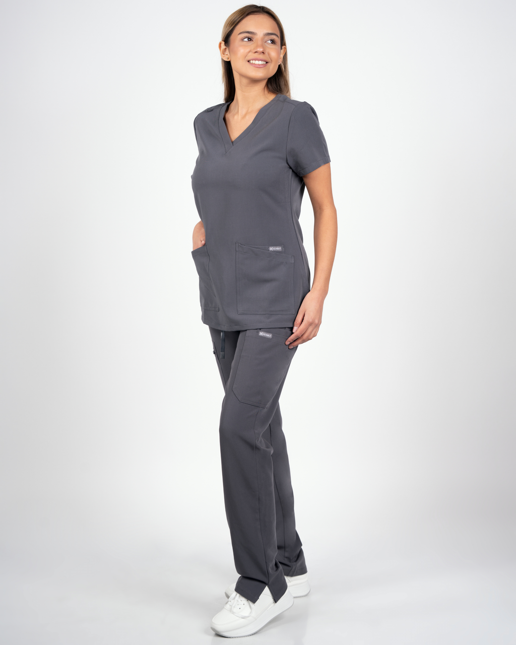 Blusa Clínica Motion - Gris (Top)