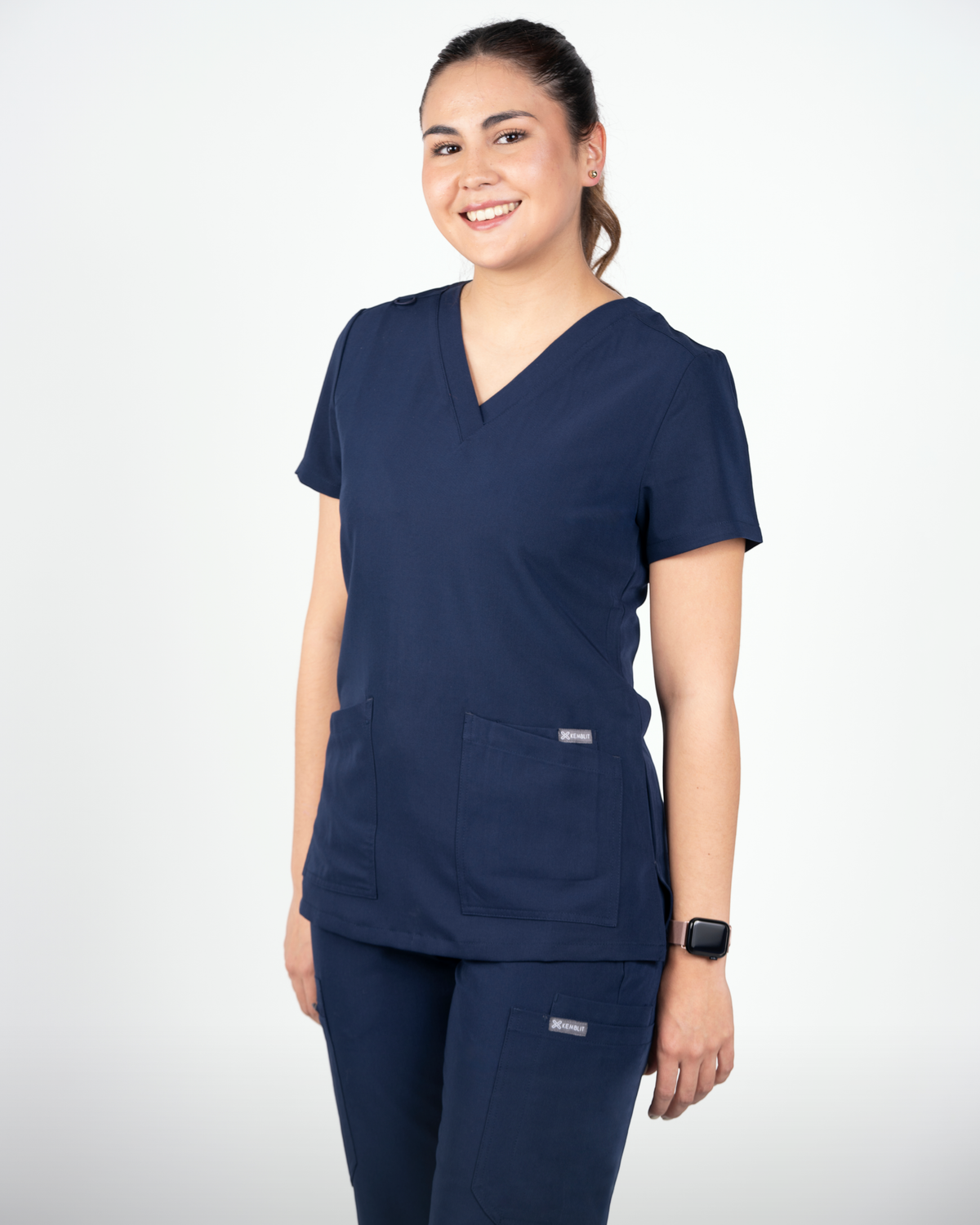 Top Mujer Clínico Motion - Azul Marino - Kemblit