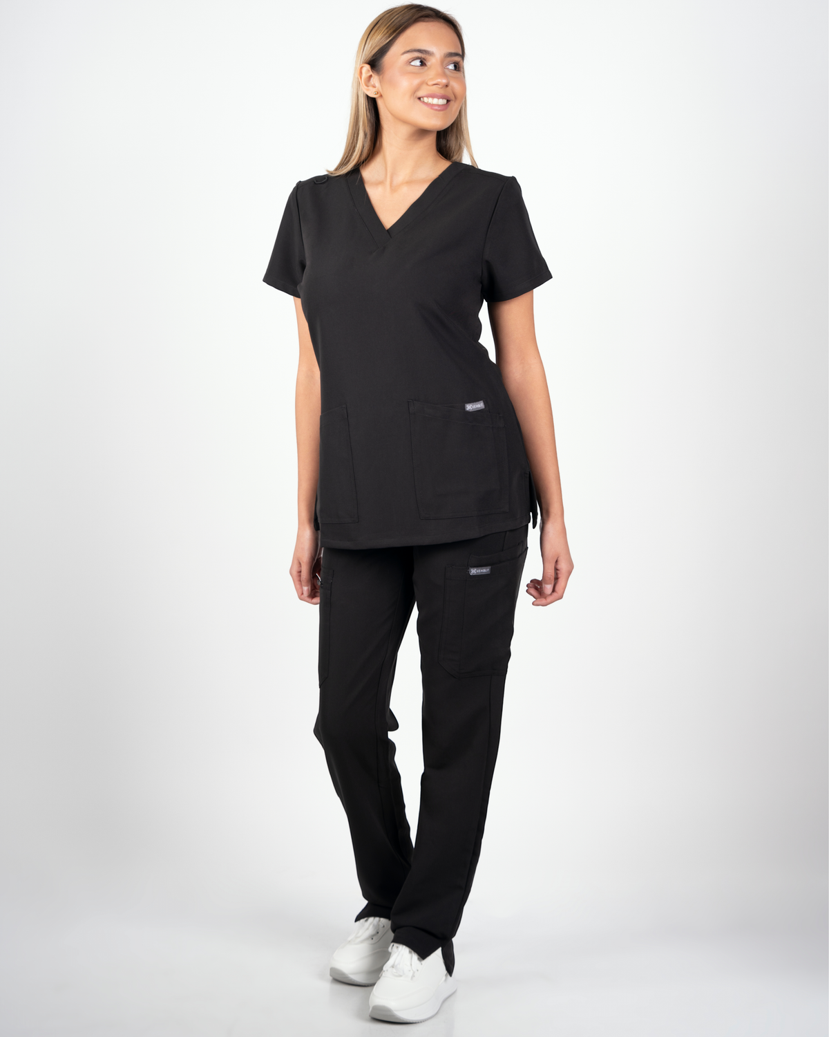 Top Mujer Clínico Motion – Negro - Kemblit