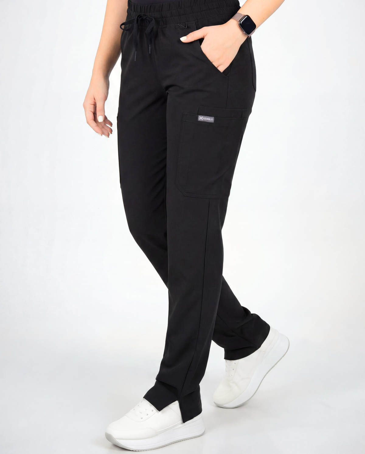 Pantalón Mujer Motion Clínico - Negro - Kemblit
